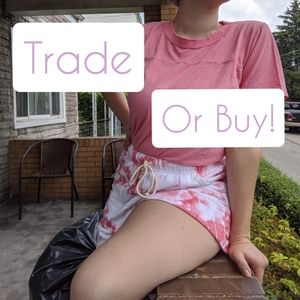 Big Bud Press Sweat Shorts - Flamingo Crystal Wash